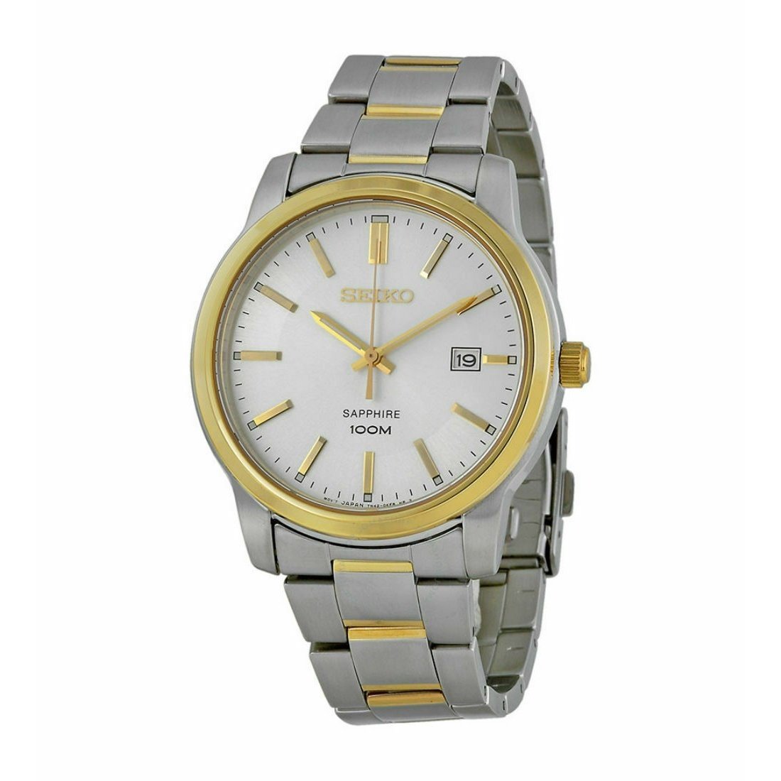 Seiko Men's SGEH06 Classic Two-Tone Stainless Steel Watch