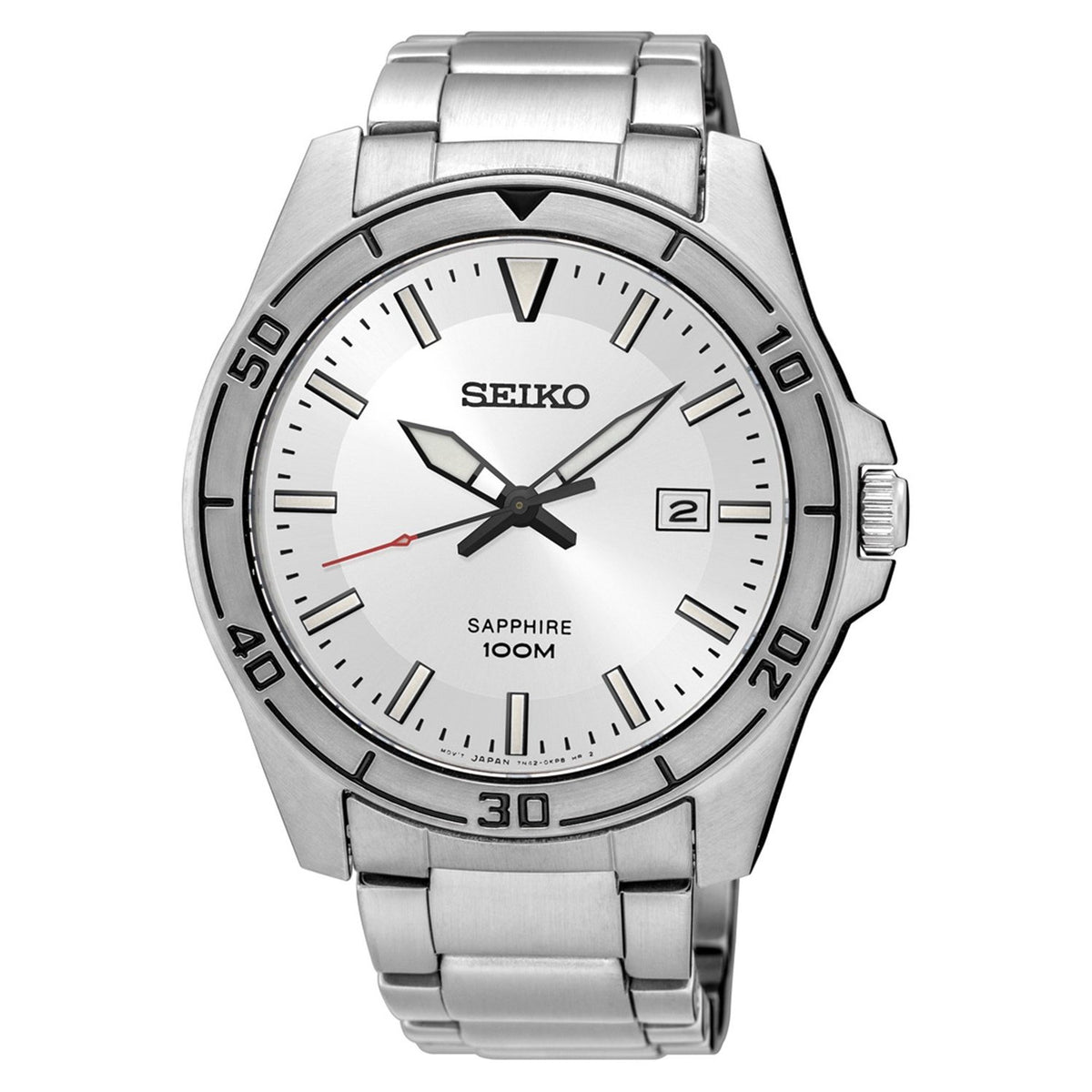 Seiko Men&#39;s SGEH59 Sapphire Stainless Steel Watch
