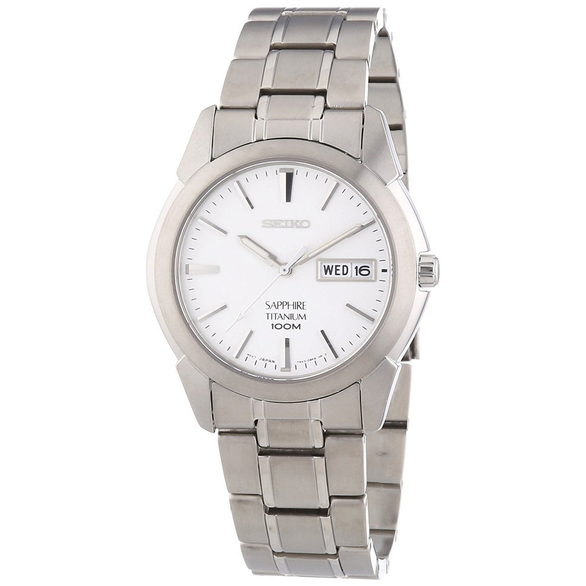 Seiko Men&#39;s SGG727 Sapphire Titanium Watch
