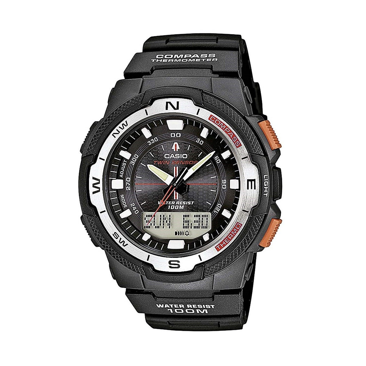 Casio Men's SGW500H-1B Outgear Analog-Digital Black Resin Watch