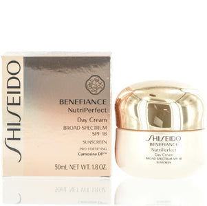 Shiseido Benefiance Spf 18 Nutri Perfect Day Cream 1.8 Oz Slightly Damaged 19110