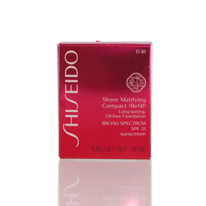 Shiseido Sheer Matifying Foundation Refill (D30 Very Rich Brown) .34 Oz(9.8 Ml) 10882
