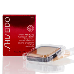 Shiseido Sheer Matifying Foundation Refill (D20 Rich Brown).34 Oz (9.8 Ml) 10881