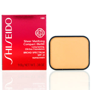 Shiseido Sheer Matifying Foundation Refill (160 Natural Deep Ivory) .34 Oz 10326