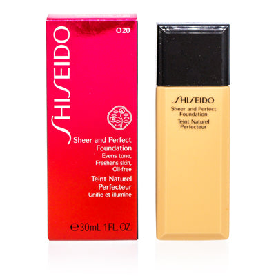 Shiseido Sheer And Perfect Liquid Foundation Natural Light Ochre (020) 1.0 Oz  11053