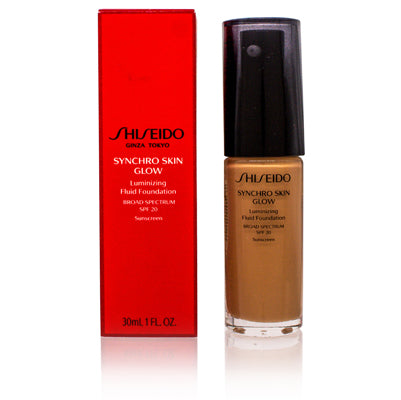 Shiseido Synchro Skin Glow Luminizing Fluid Foundation (4) Neutral 1.0 Oz 13542