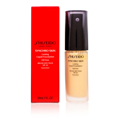 Shiseido Synchro Skin Spf 20 Lasting Liquid Foundation Very Light Ivory 1.0 Oz 13119