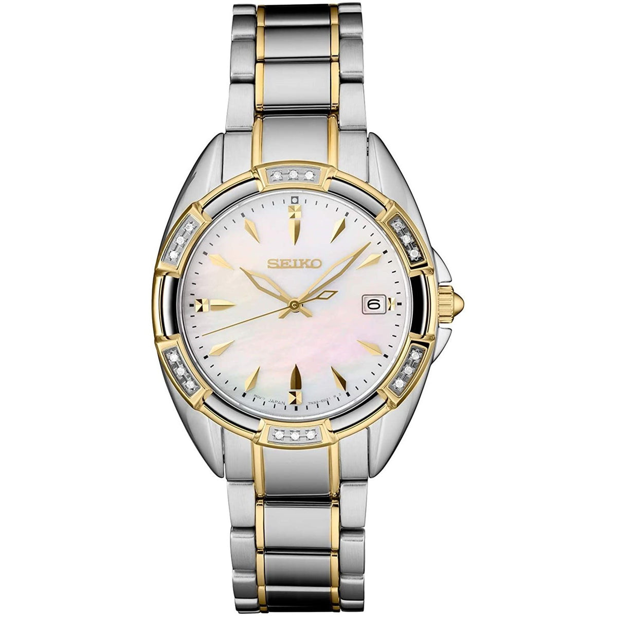 Seiko Women&#39;s SKK880 Seiko Quartz Two-Tone Stainless Steel Watch