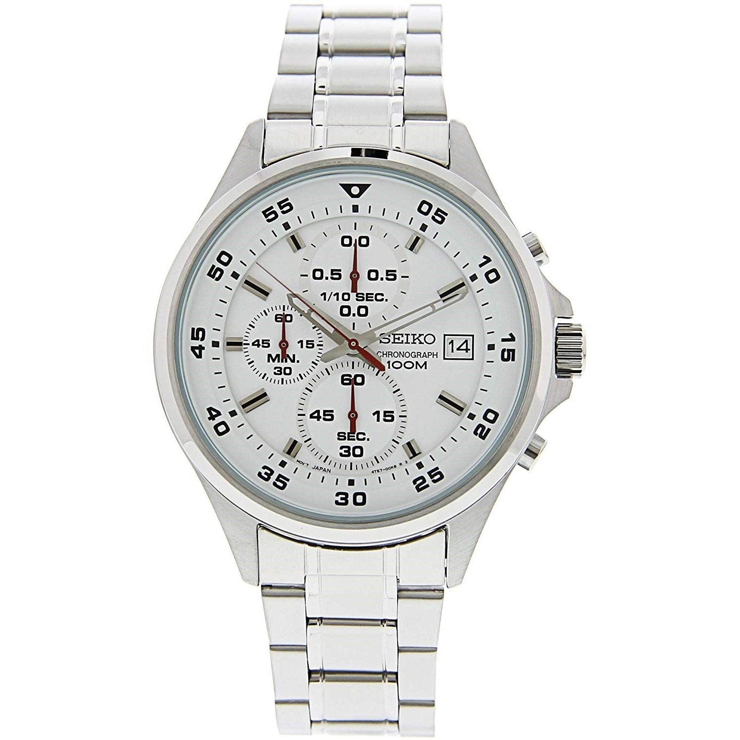 Seiko Men s SKS623 Classic Chronograph Stainless Steel Watch Bezali