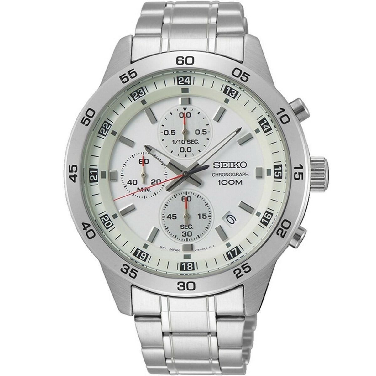 Seiko Men's SKS637 Chronograph Chronograph Stainless Steel Watch