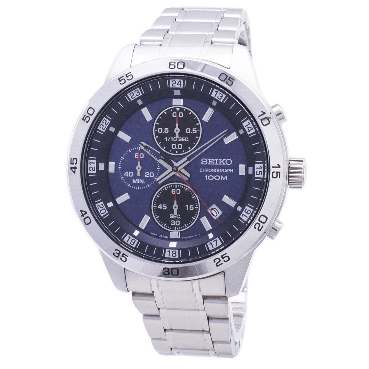 Seiko Men's SKS639 Chronograph Chronograph Stainless Steel Watch