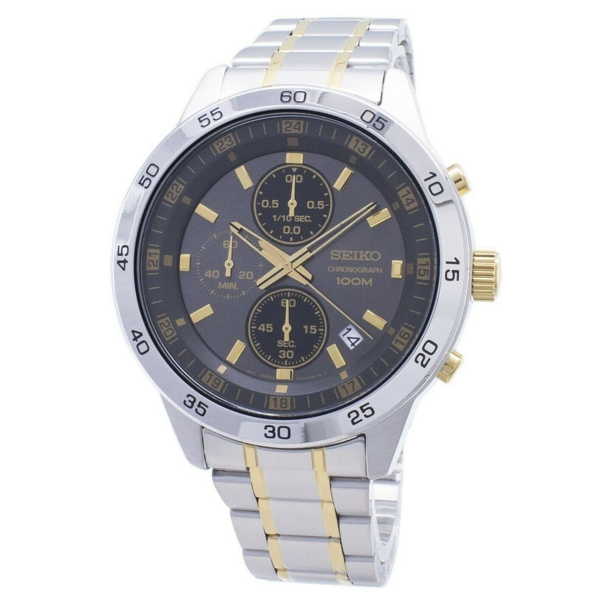 Seiko Men's SKS645 Chronograph Chronograph Two-Tone Stainless Steel Watch