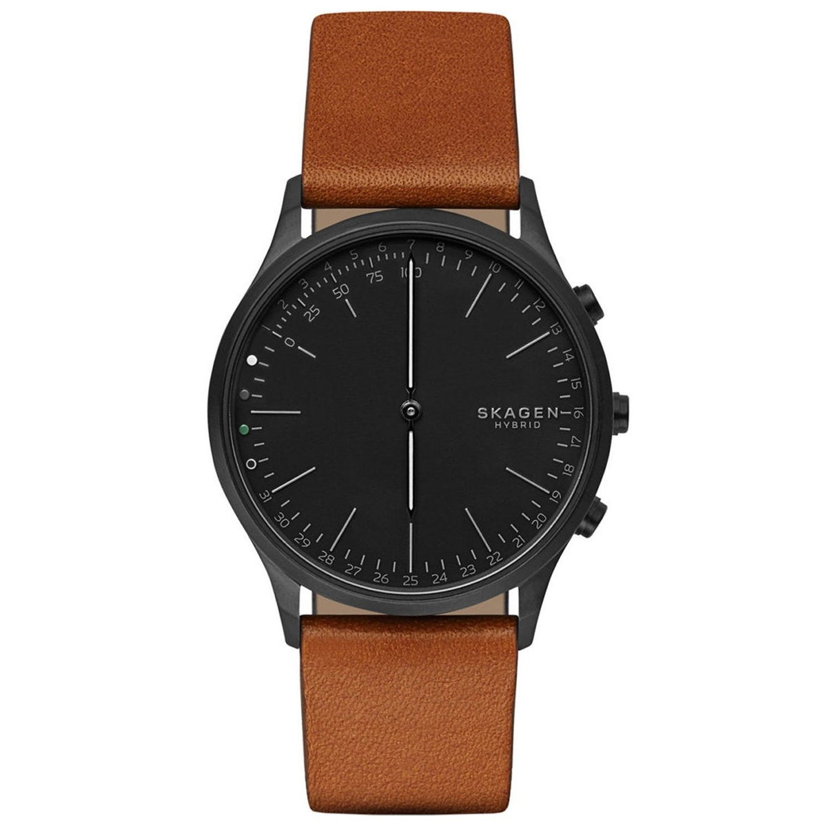 Skagen Men's SKT1202 Hybrid Brown Leather Watch