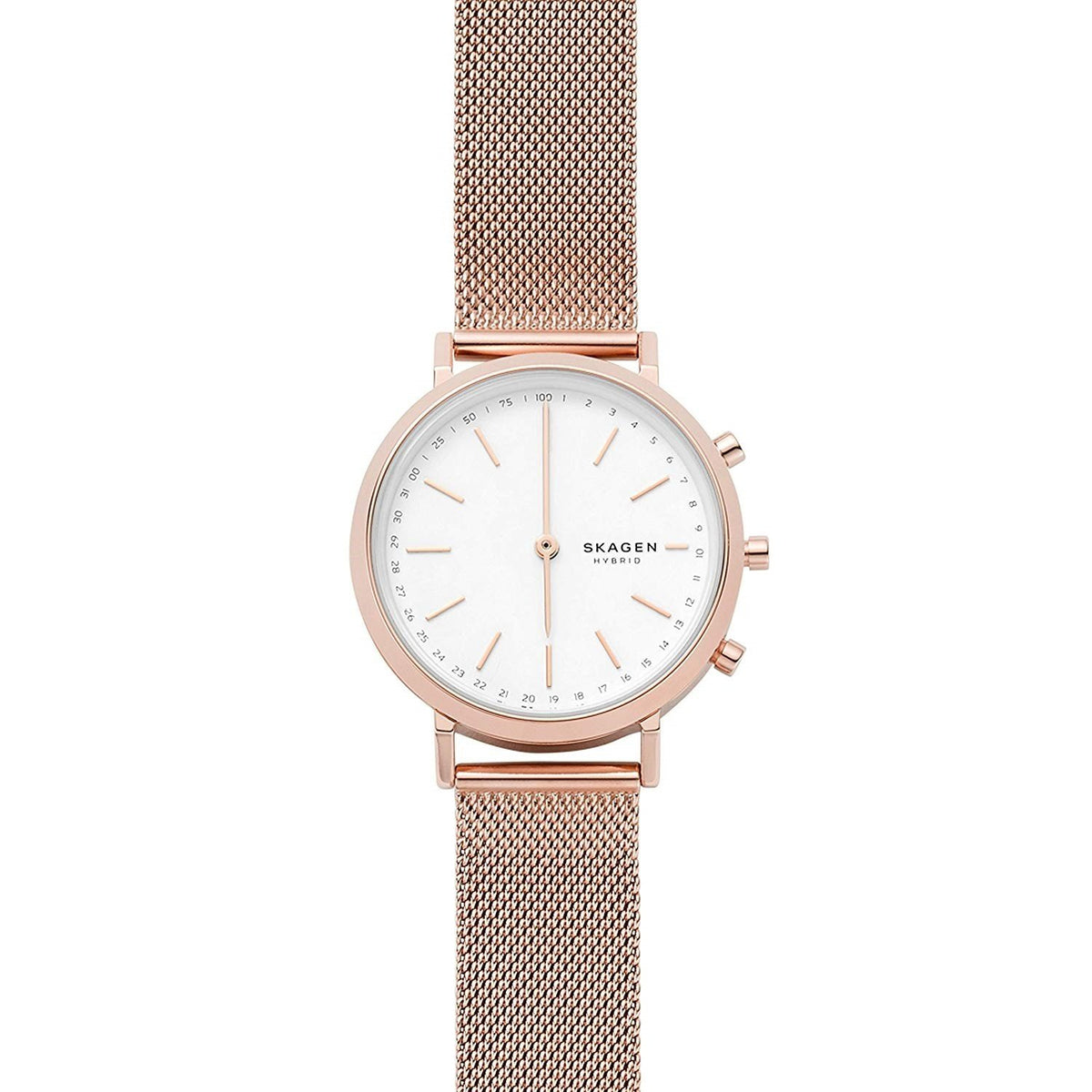 Skagen Women's SKT1411 Hybrid Rose-Tone Stainless Steel Watch
