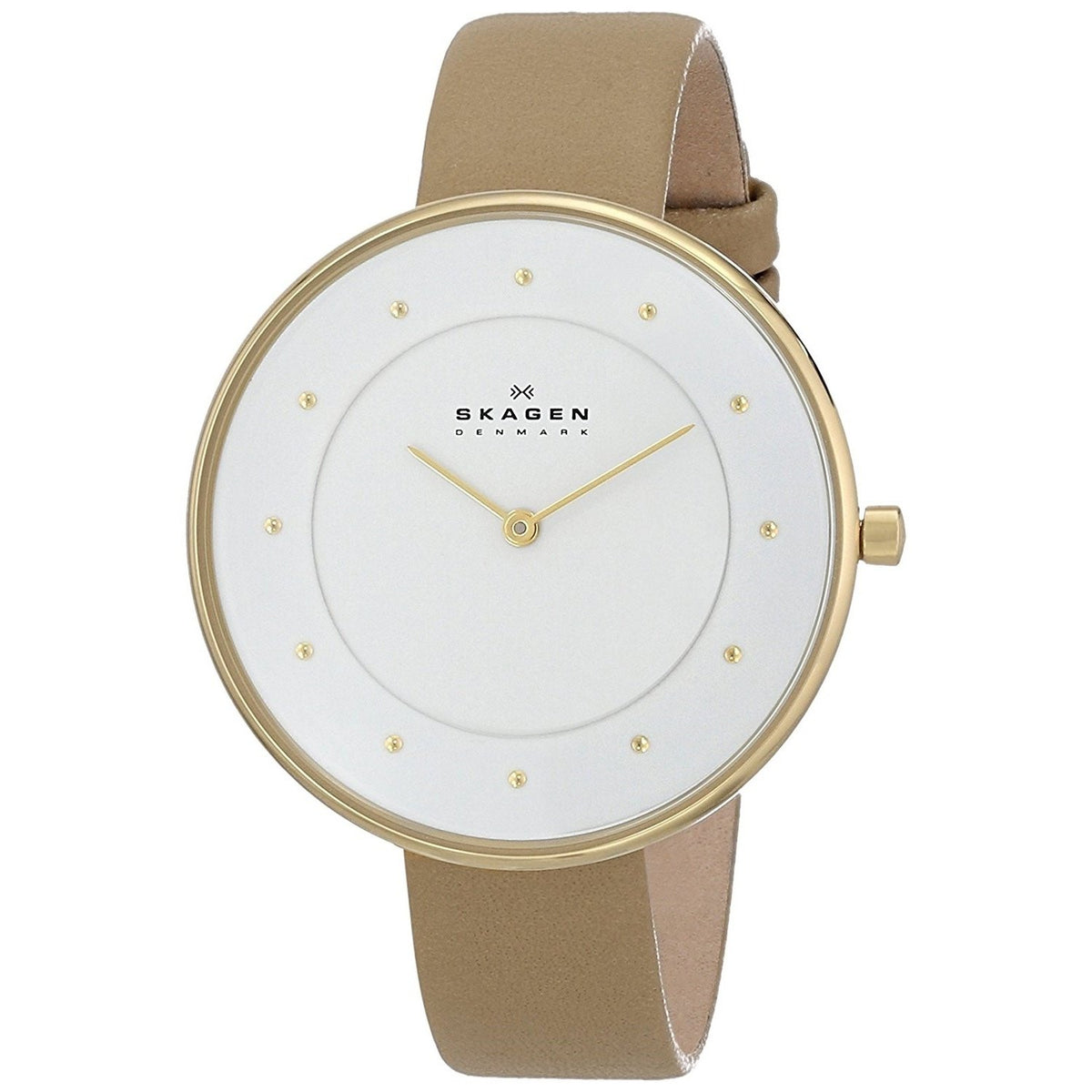 Skagen Women's SKW2137 Gitte Beige Leather Watch