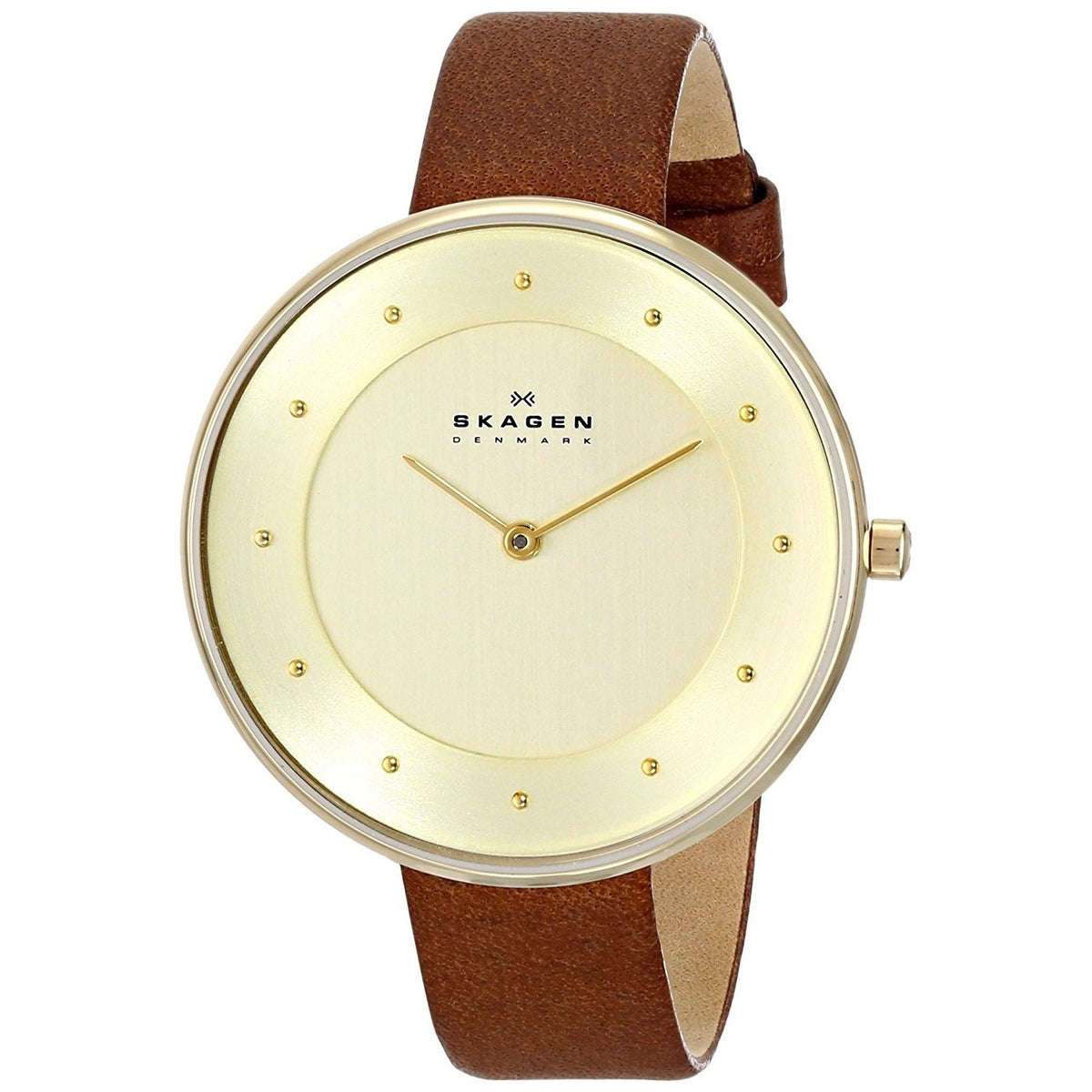 Skagen Women's SKW2138 Gitte Brown Leather Watch