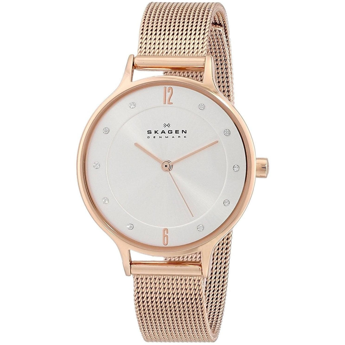 Skagen Women's SKW2151 Anita Crystal Rose-Tone Stainless Steel Watch