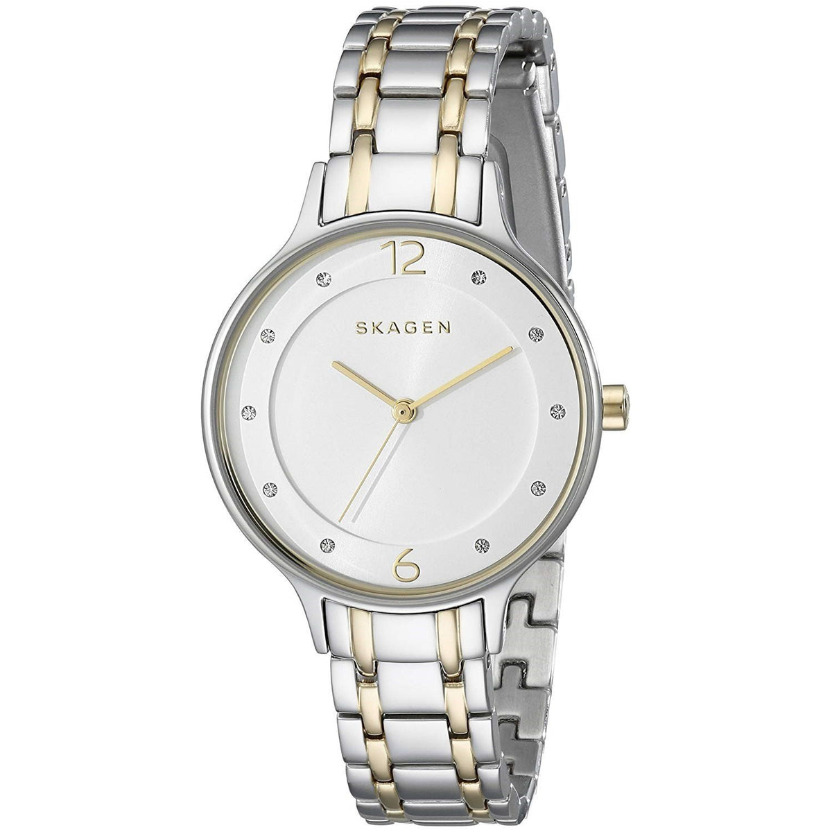 Skagen Women's SKW2321 Anita Crystal Two-Tone Stainless Steel Watch