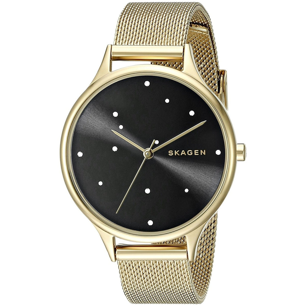 Skagen Women's SKW2385 Anita Crystal Gold-Tone Stainless Steel Watch
