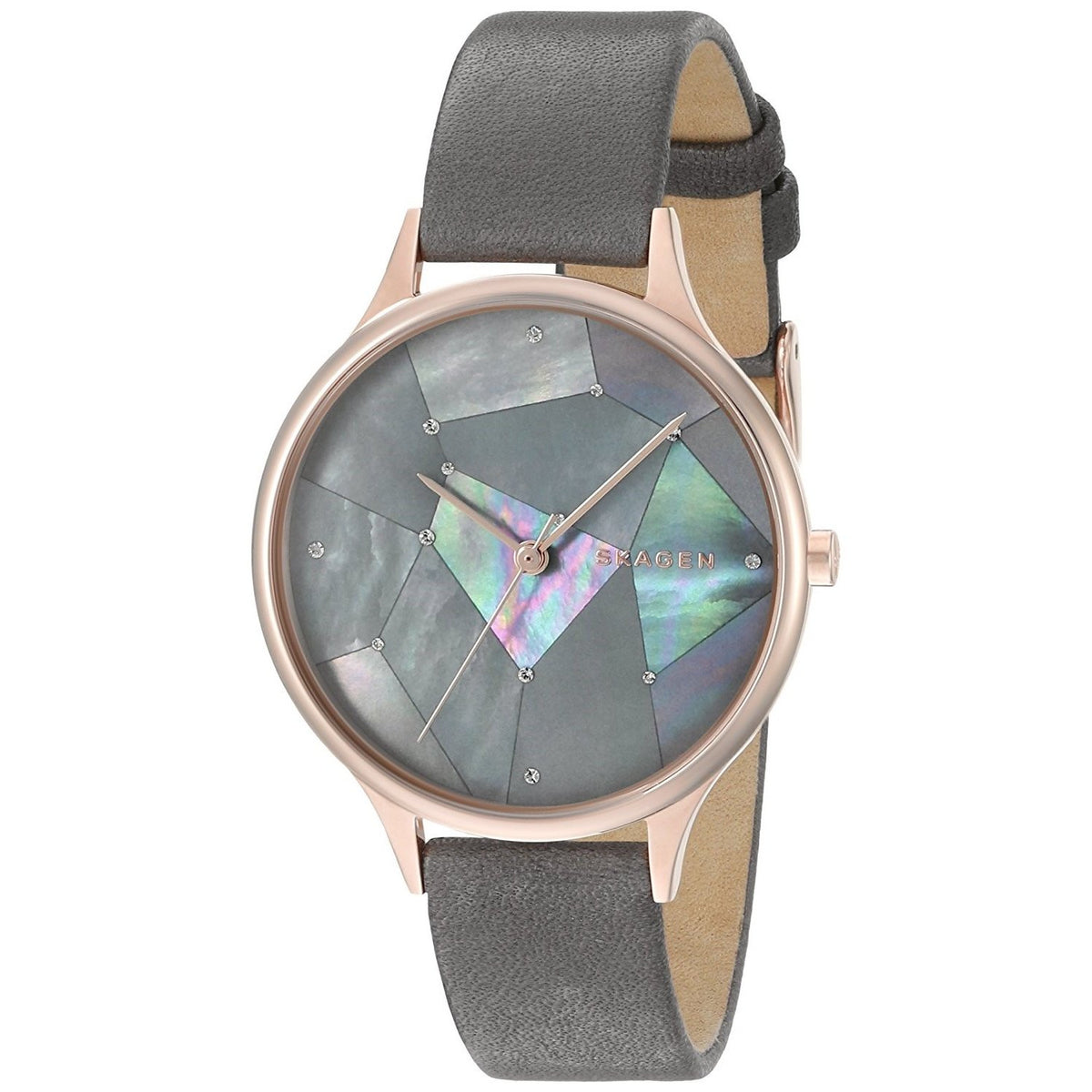 Skagen Women's SKW2390 Anita Crystal Constellation Grey Leather Watch