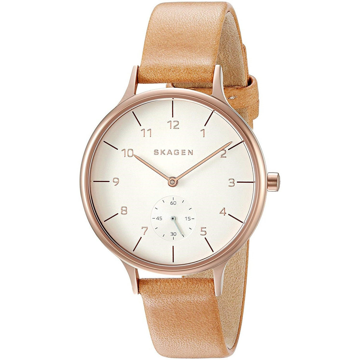 Skagen Women's SKW2405 Anita Brown Leather Watch