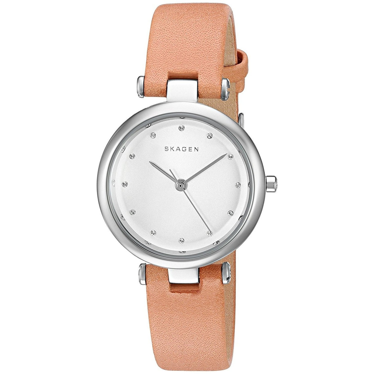 Skagen Women's SKW2455 Tanja Crystal Brown Leather Watch