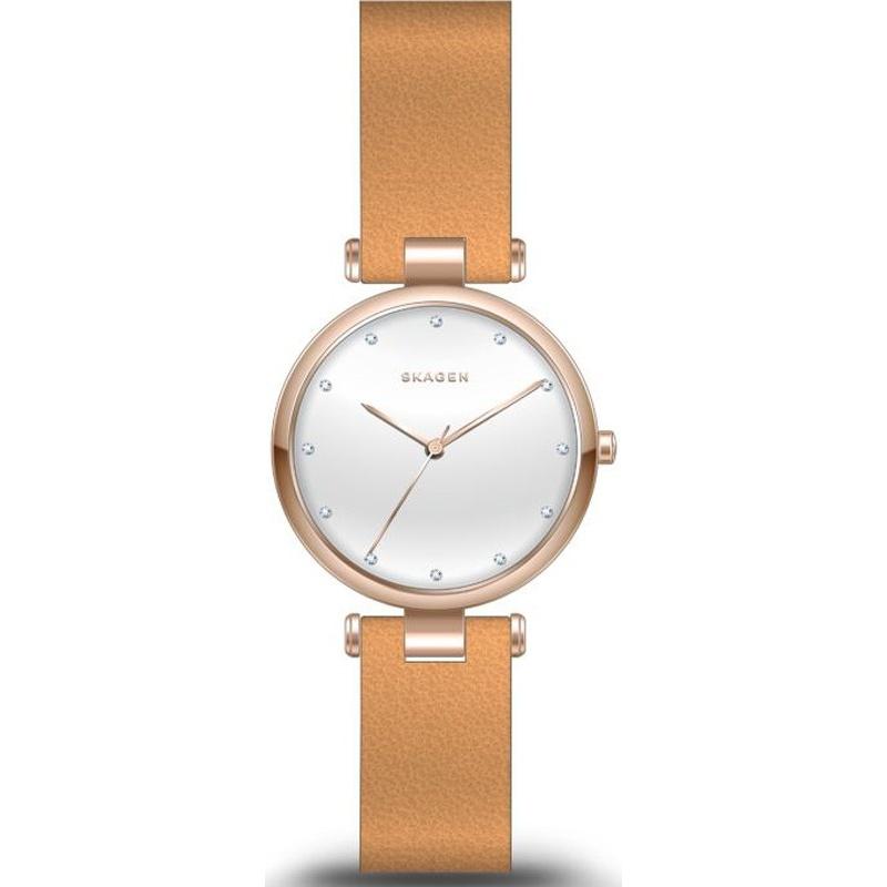 Skagen Women's SKW2514 Tanja Brown Leather Watch