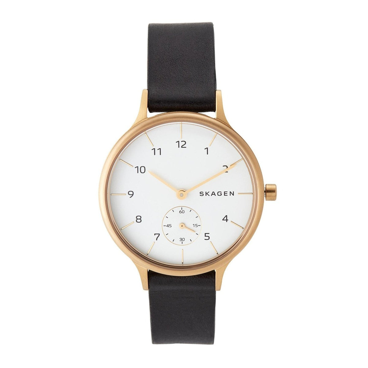 Skagen Women's SKW2659 Anita Black Leather Watch
