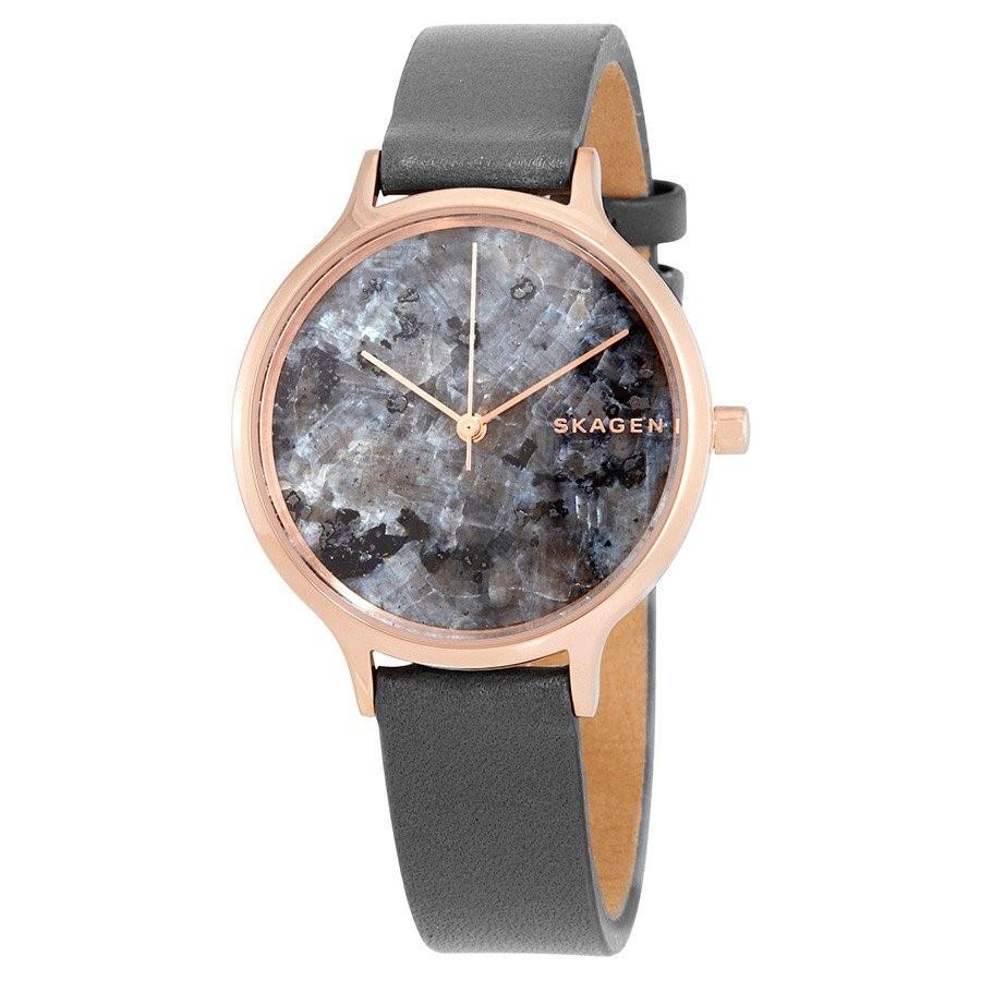 Skagen Women's SKW2672 Anita Grey Leather Watch