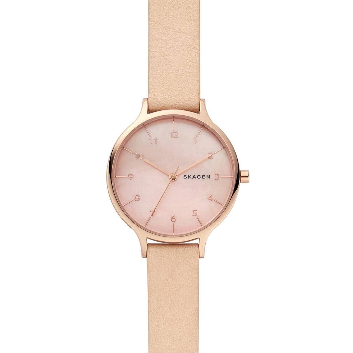 Skagen Women's SKW2704 Anita Pink Leather Watch