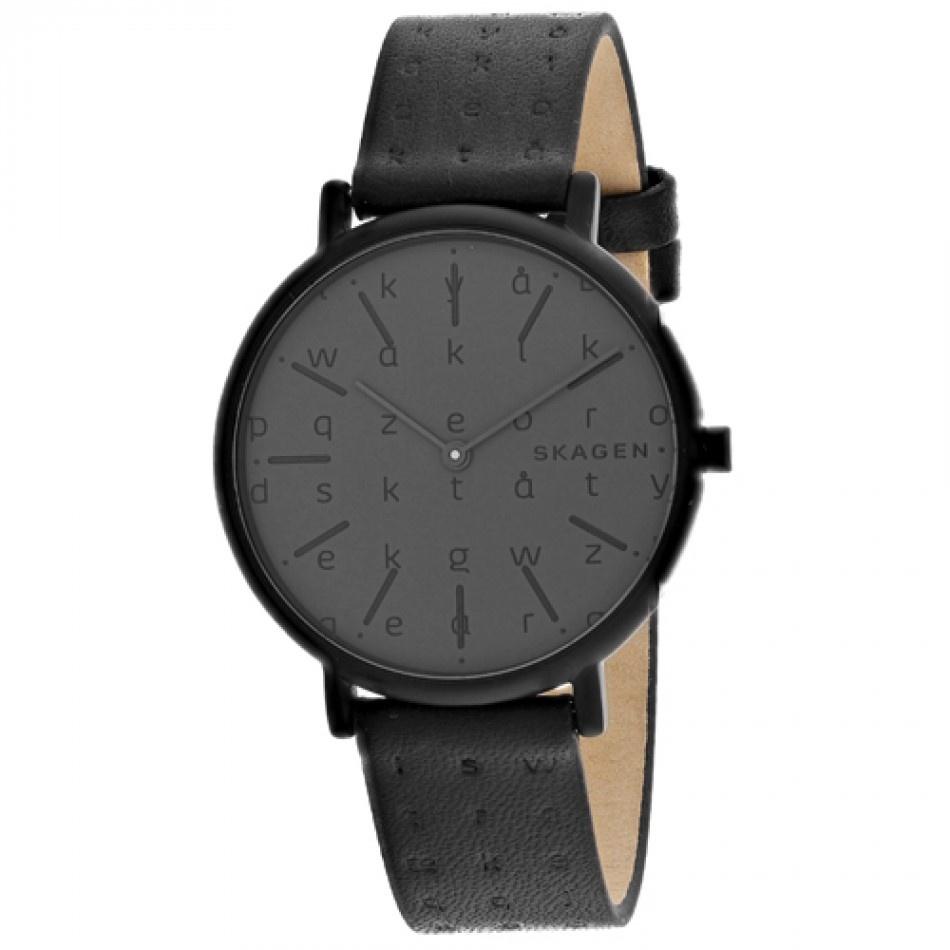 Skagen Women's SKW2746 Signatur Black Leather Watch