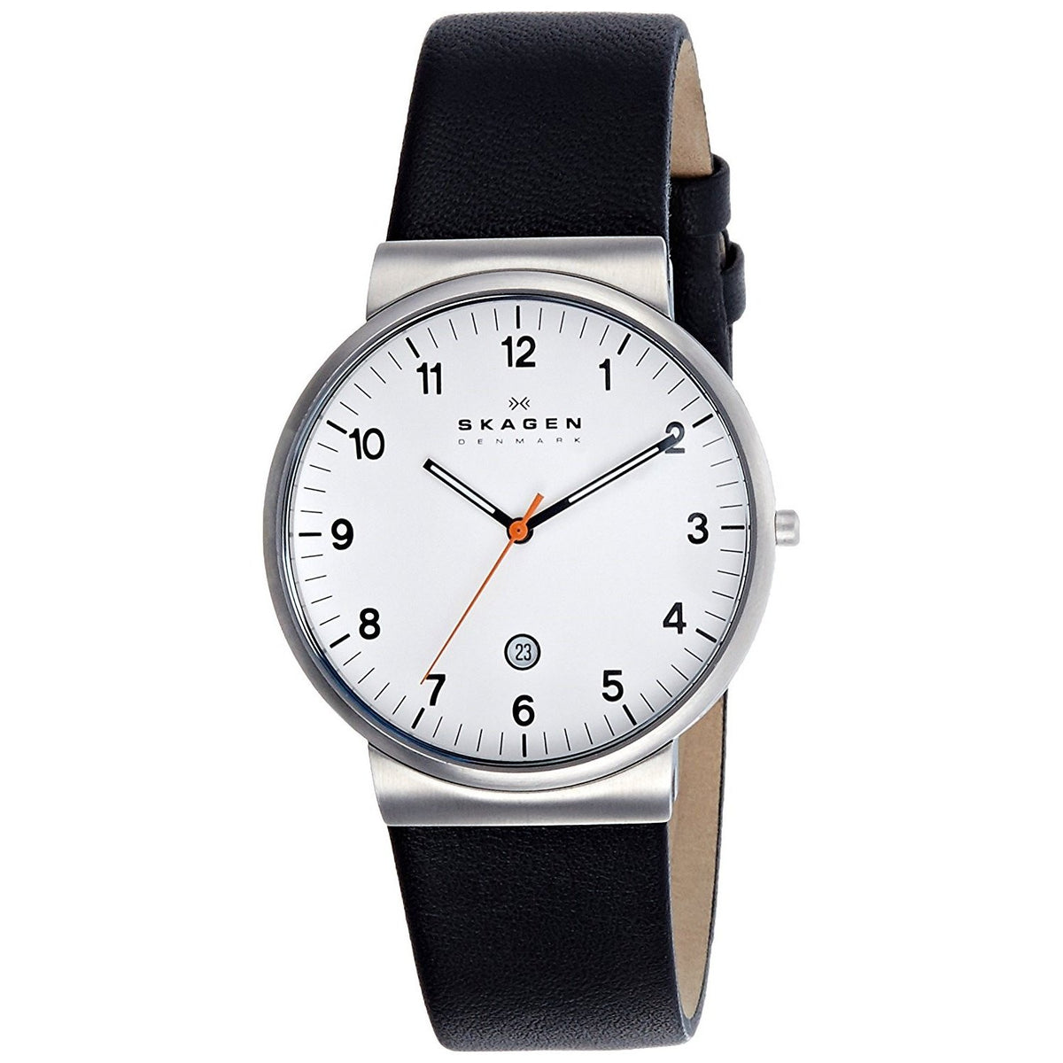 Skagen Men's SKW6024 Ancher Black Leather Watch