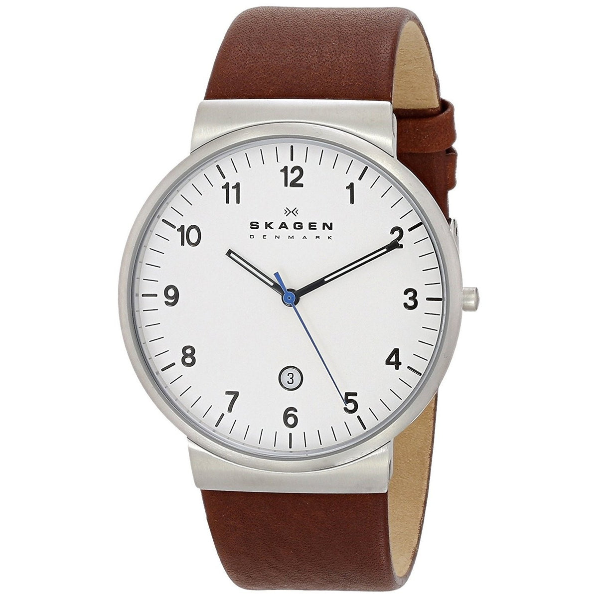 Skagen Men's SKW6082 Ancher Brown Leather Watch