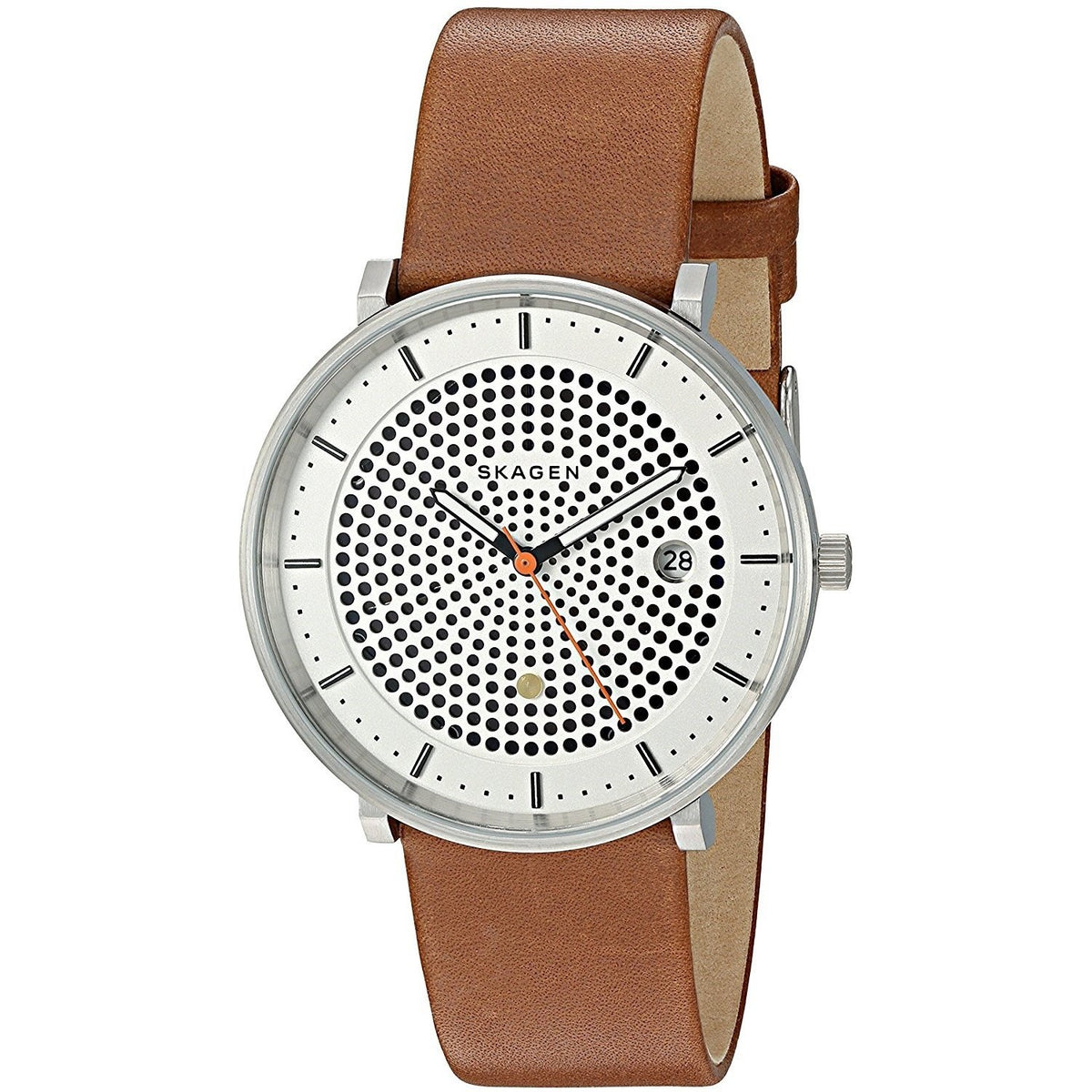 Skagen Men's SKW6277 Hald Solar Brown Leather Watch