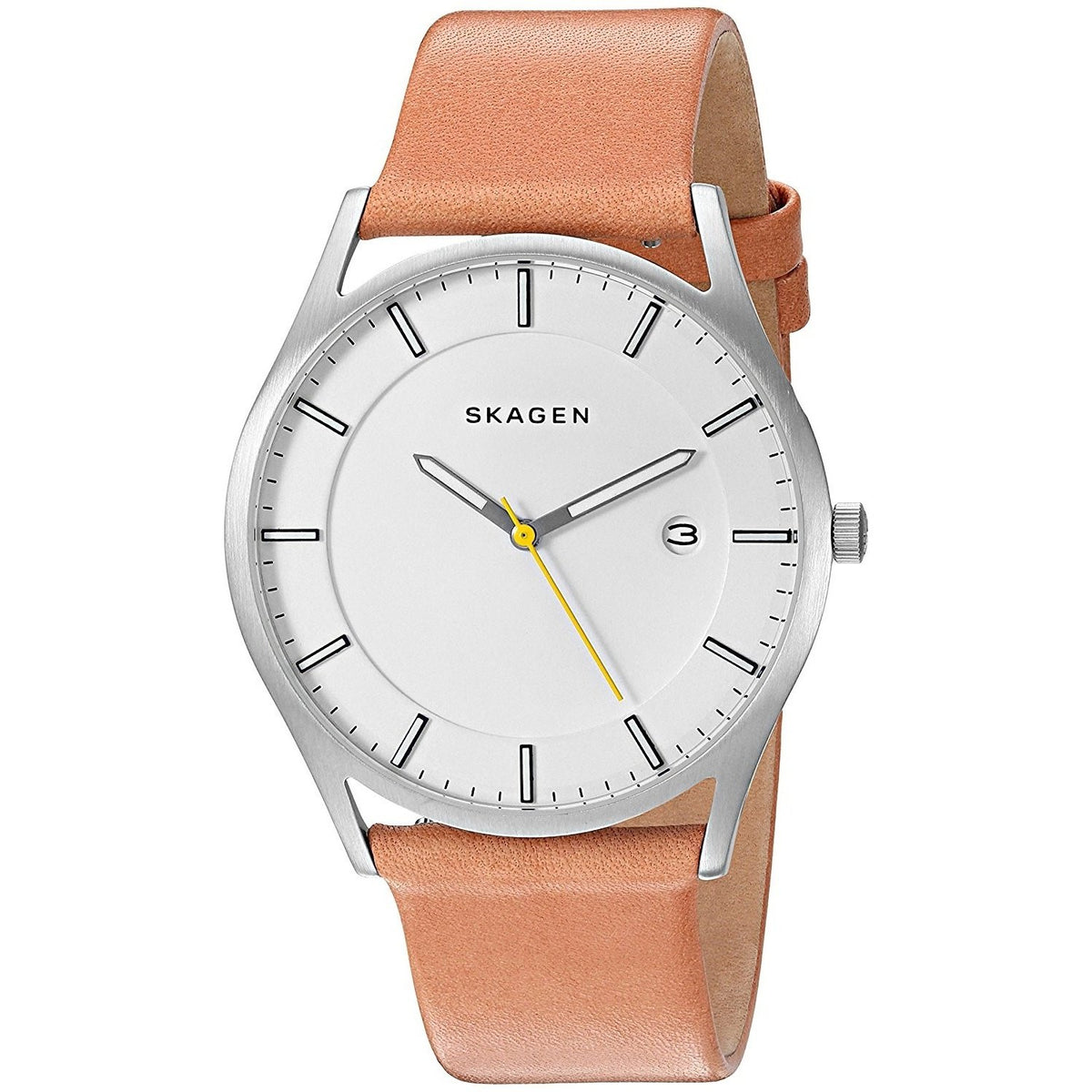 Skagen Men's SKW6282 Holst Brown Leather Watch