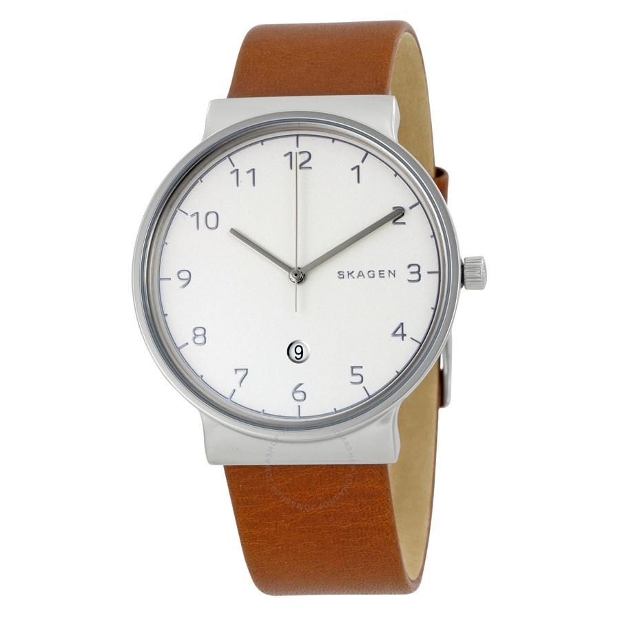 Skagen Men's SKW6292 Ancher Brown Leather Watch