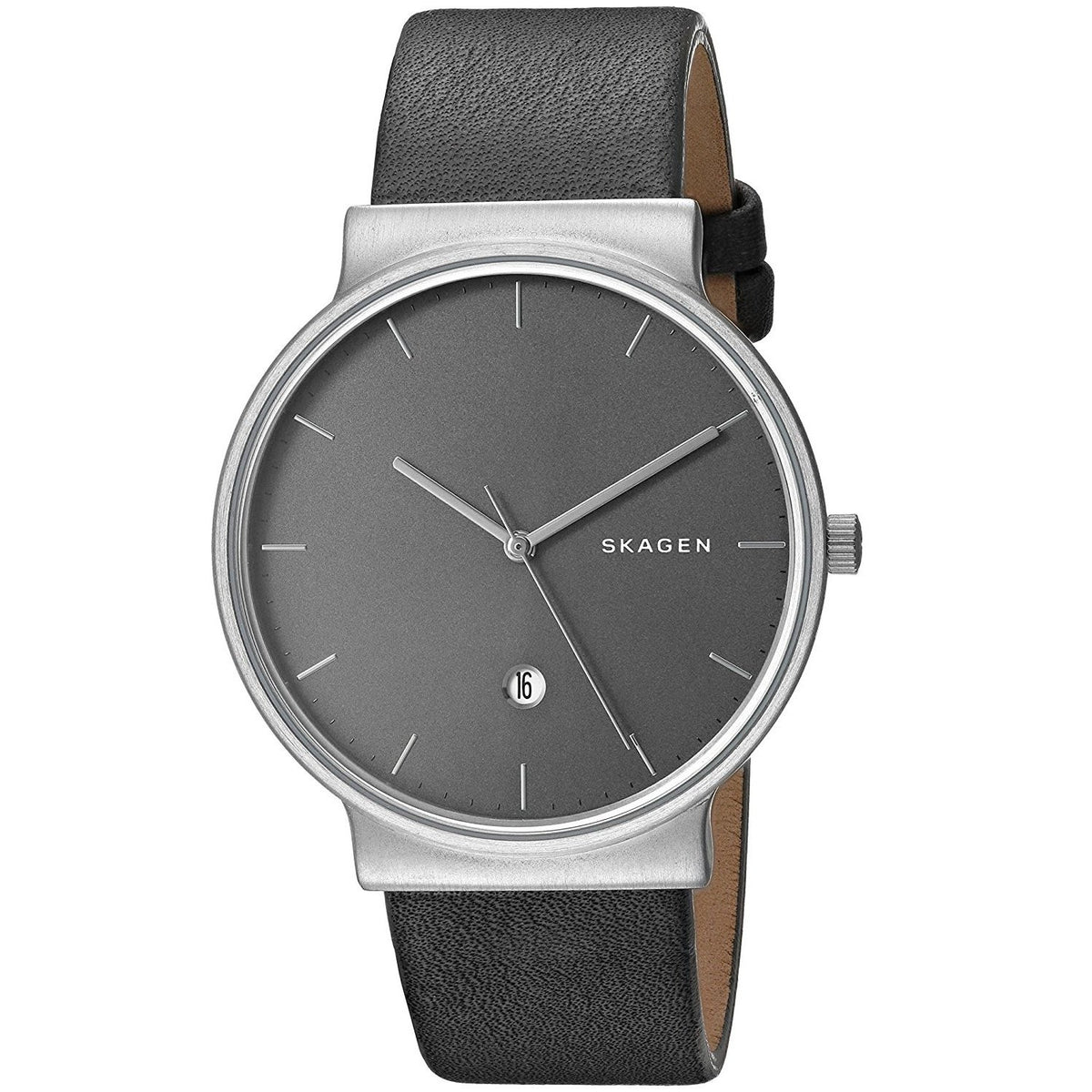 Skagen Men's SKW6320 Ancher Grey Leather Watch