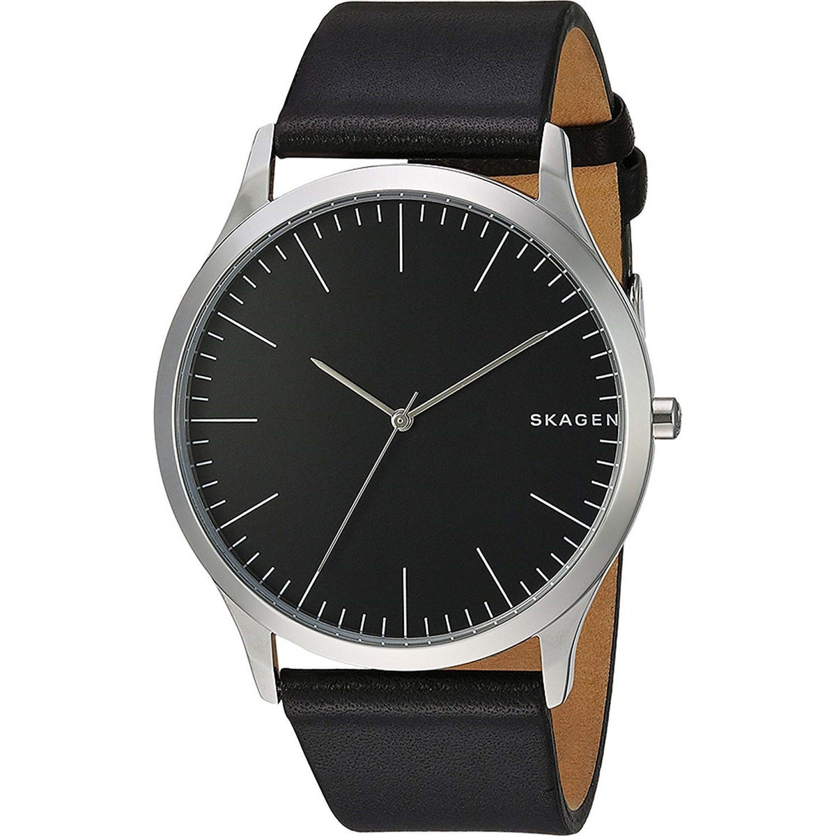 Skagen Men's SKW6329 Jorn Black Leather Watch
