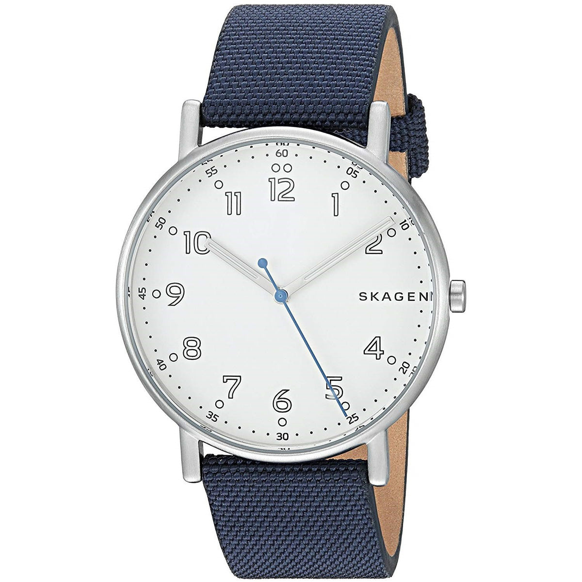 Skagen Men's SKW6356 Signatur Blue Nylon and Leather Watch