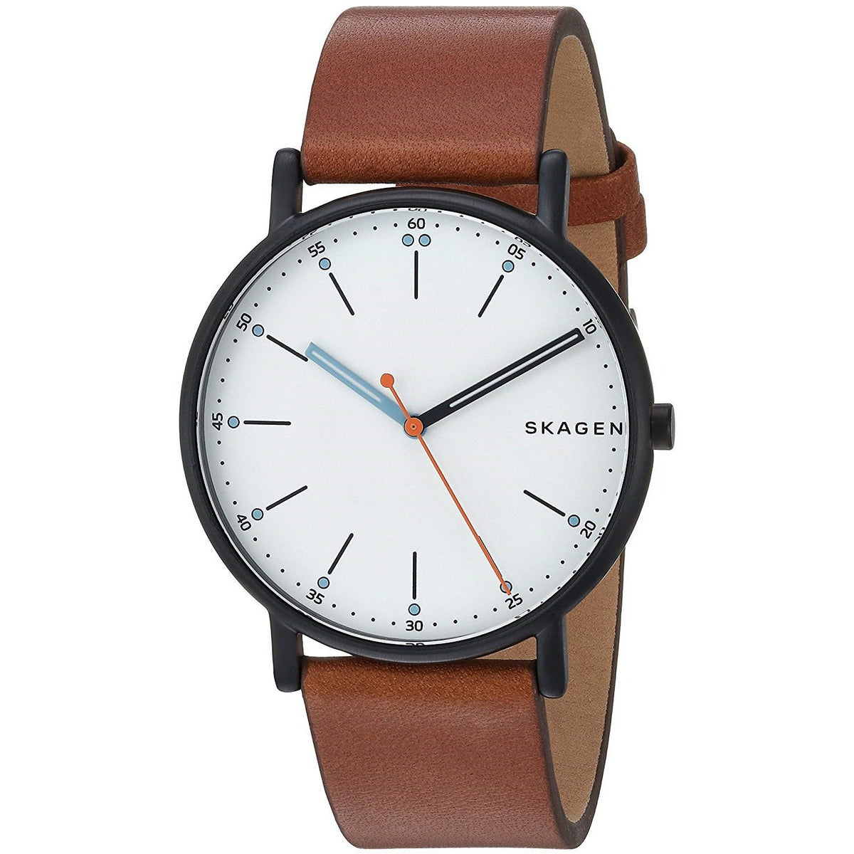 Skagen Men's SKW6374 Signatur Brown Leather Watch