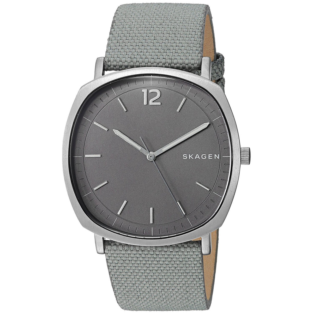 Skagen Men's SKW6381 Rungsted Grey Nylon and Leather Watch