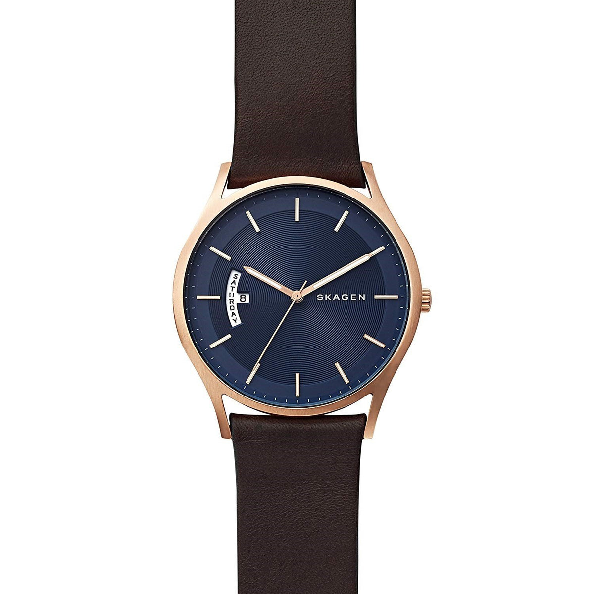 Skagen Men's SKW6395 Holst Brown Leather Watch