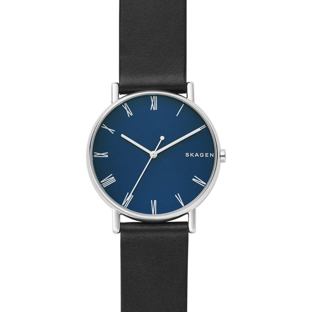 Skagen Men's SKW6434 Signatur Black Leather Watch