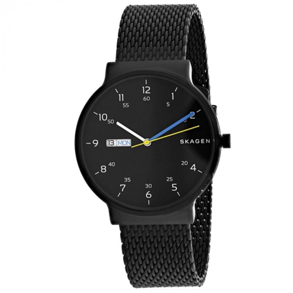 Skagen Men's SKW6456 Ancher Black Stainless Steel Watch