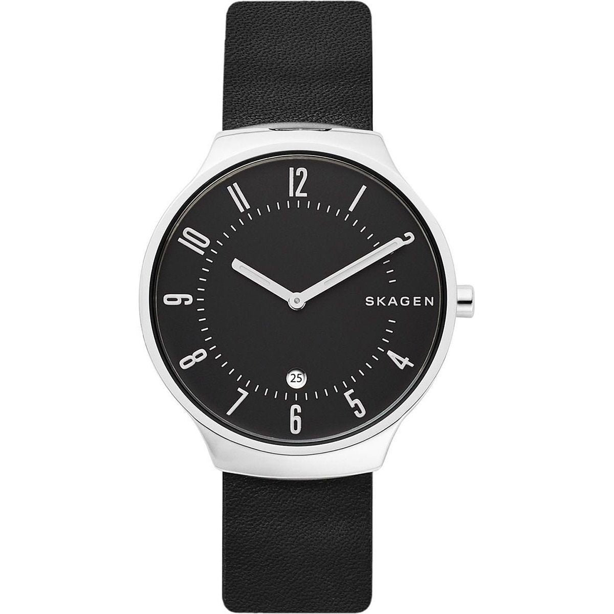 Skagen Men's SKW6459 Grenen Black Leather Watch