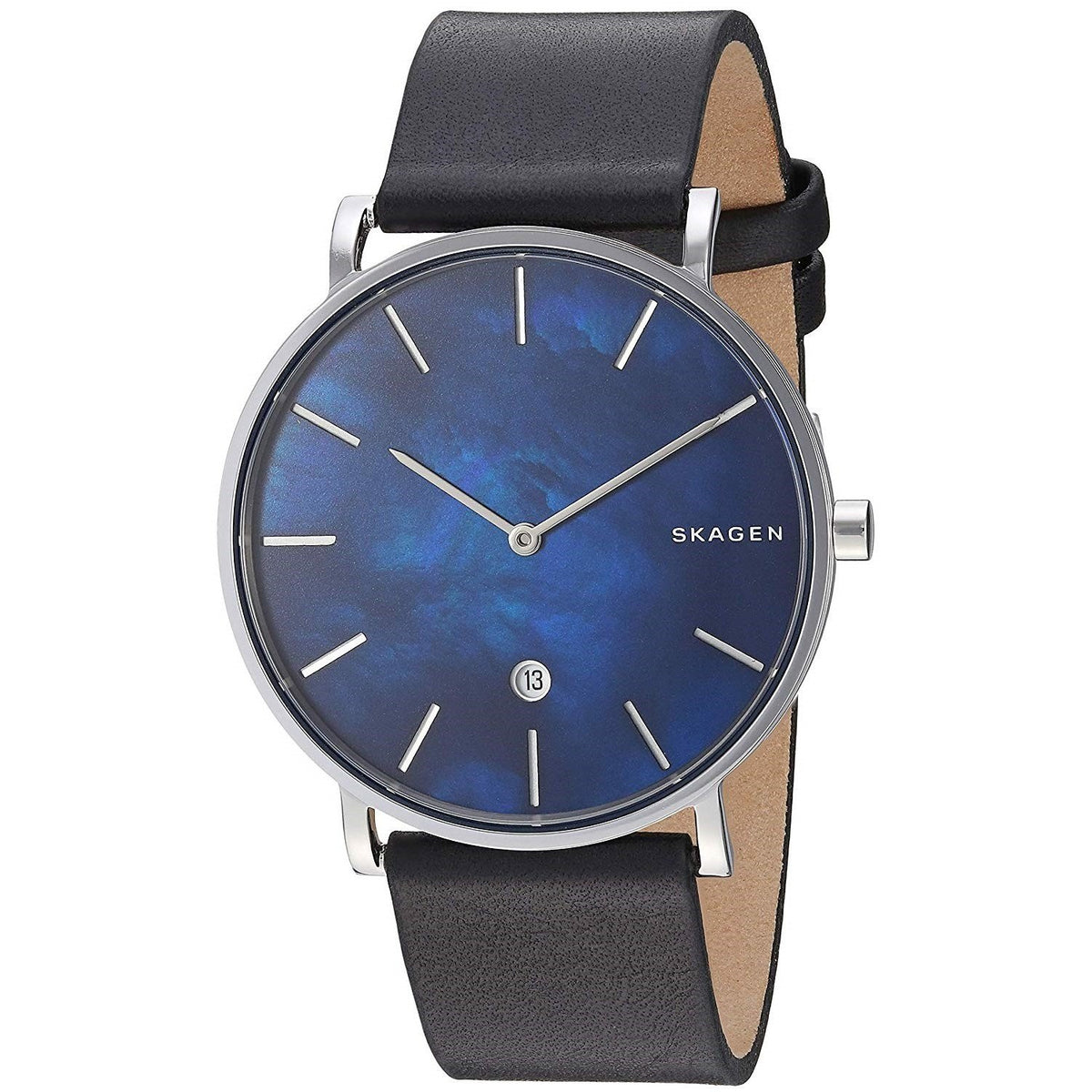 Skagen Men's SKW6471 Hagen Black Leather Watch