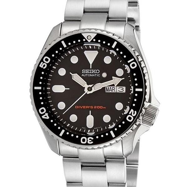 Seiko Men's SKX007 Divers Stainless Steel Watch
