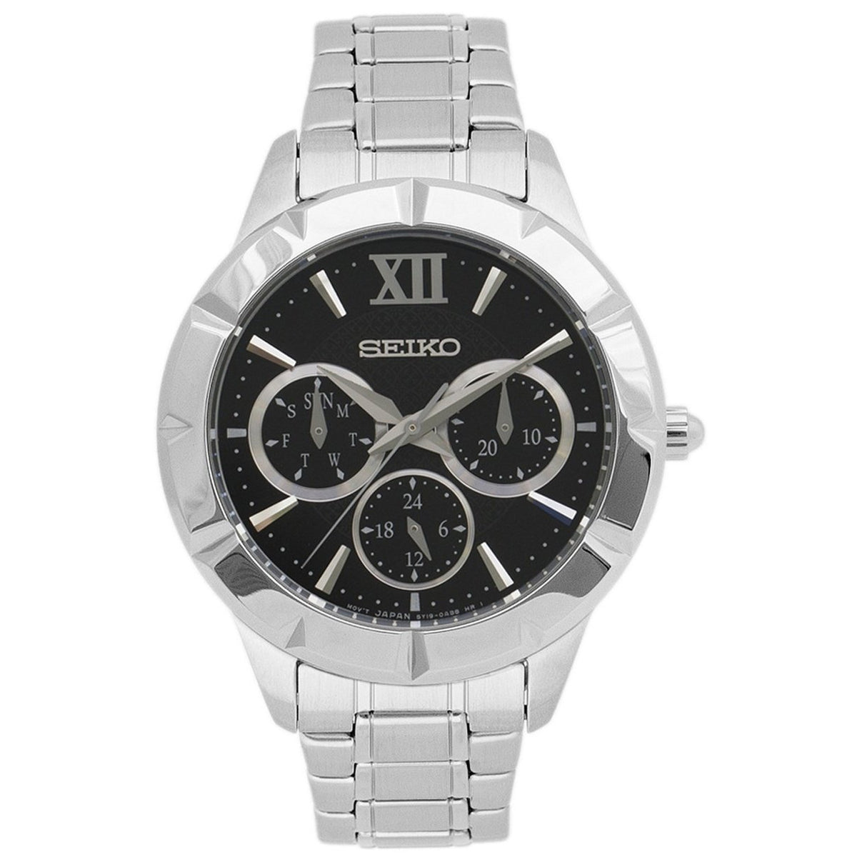 Seiko Men's SKY689 Sport Chronograph Stainless Steel Watch