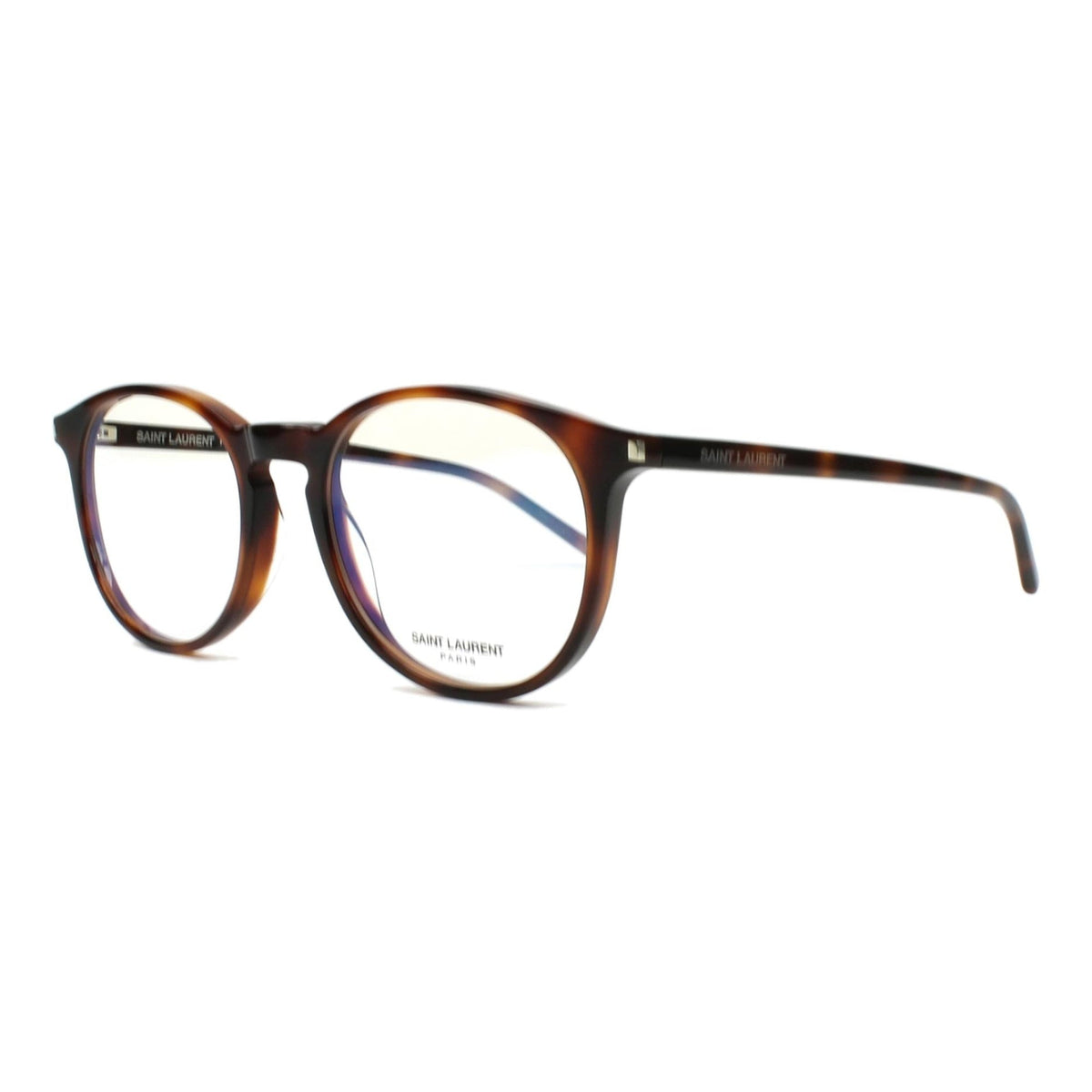 Saint Laurent Unisex Sunglasses Spring Summer 2016 Havana Transparent Demo Lens Demo Lens Light SL 106 002