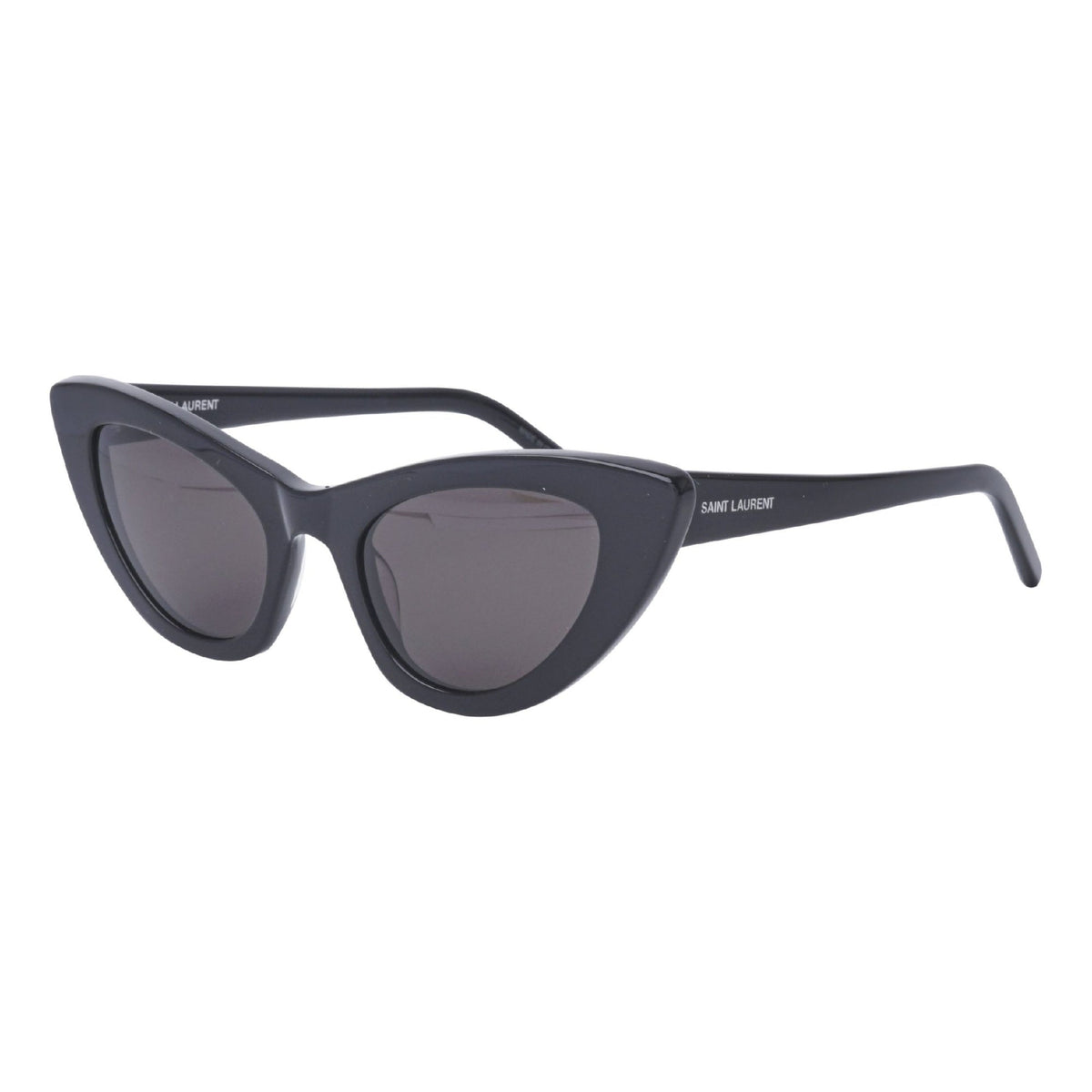 Saint Laurent Women's Sunglasses Spring Summer 2018 Black Grey CR 39 CR 39 Shiny SL 213 LILY 001